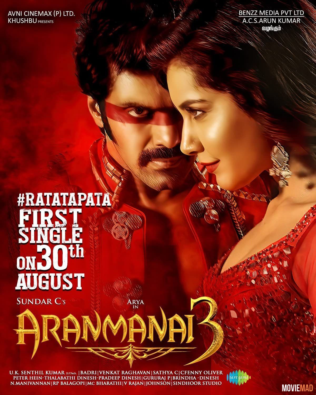 Aranmanai 3 (2021) Hindi (HQ Dub) Dubbed HDRip Full Movie 720p 480p