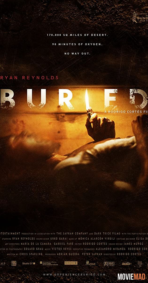 Buried 2010 Unofficial Hindi Dubbed BluRay Full Movie 720p 480p