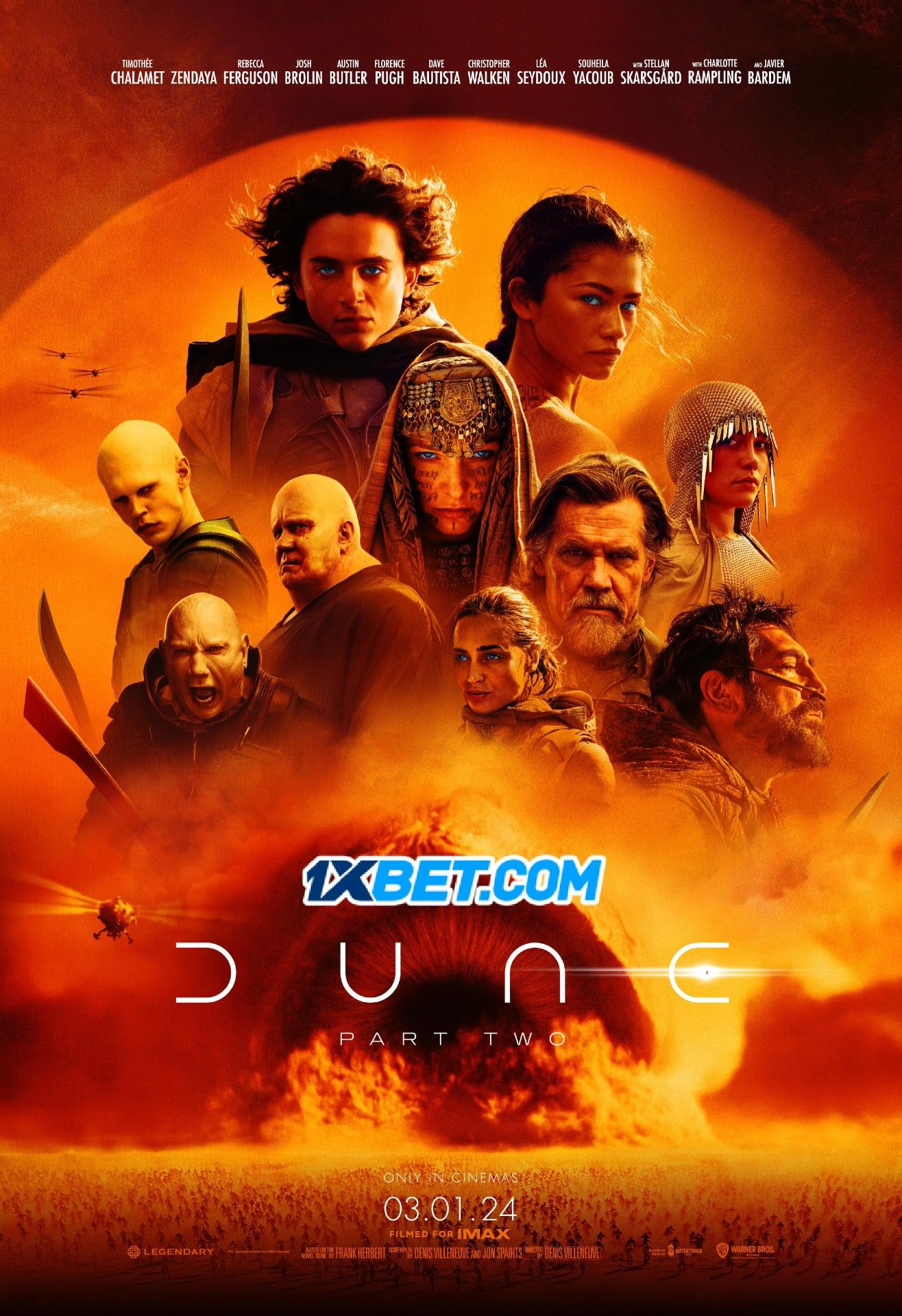 Dune Part Two (2024) Hindi Dubbed HDCAM Full Movie 720p 480p