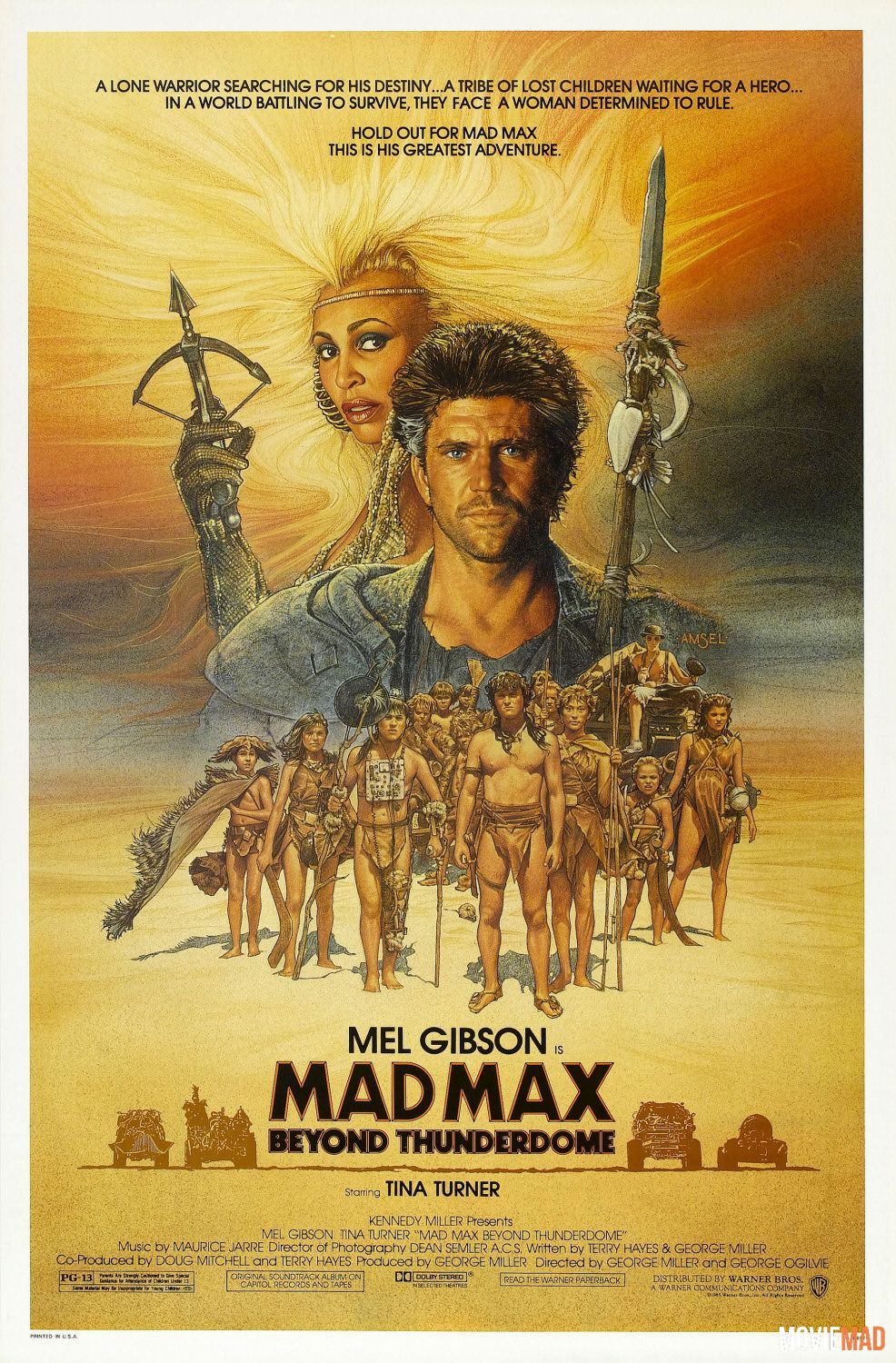 Mad Max Beyond Thunderdome 1985 Hindi Dubbed BluRay Full Movie 720p 480p