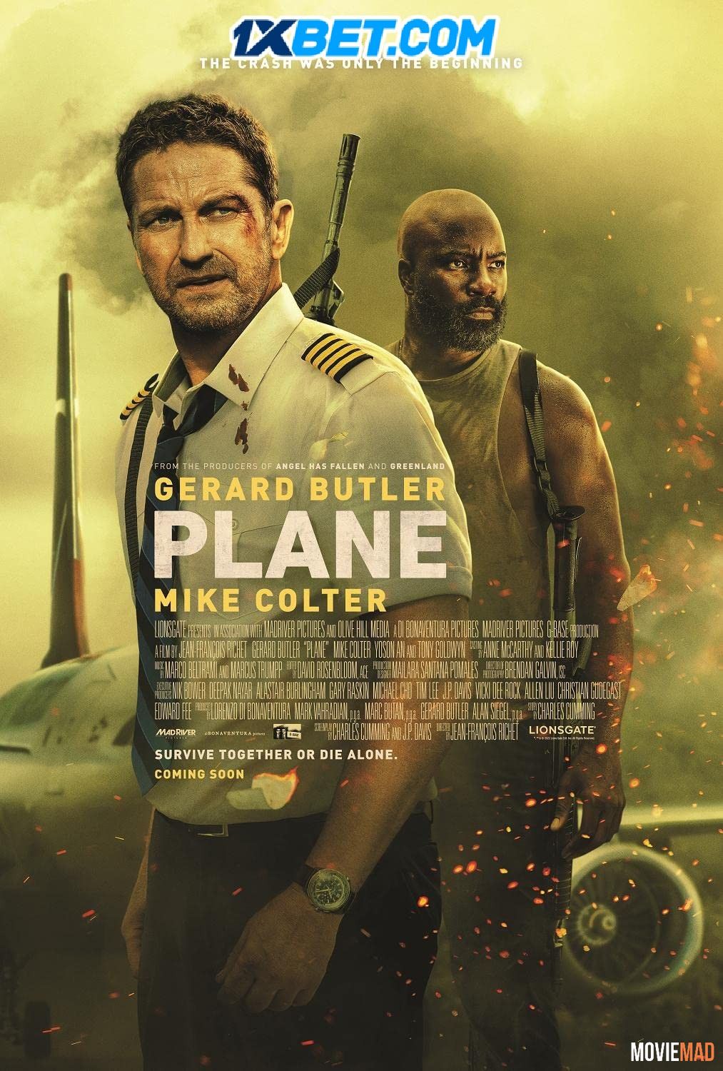 Plane (2023) Hindi (Voice Over) Dubbed CAMRip Full Movie 720p 480p