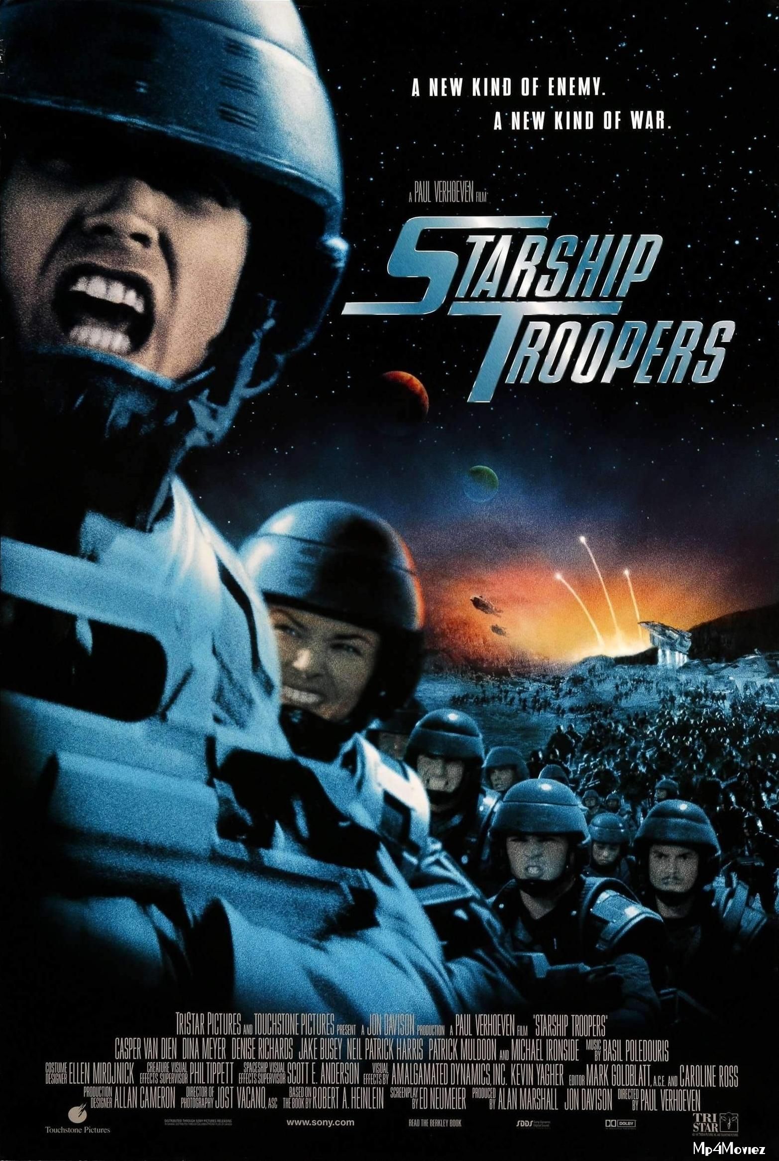 Starship Troopers 1997 Hindi Dubbed BluRay Full Movie 720p 480p