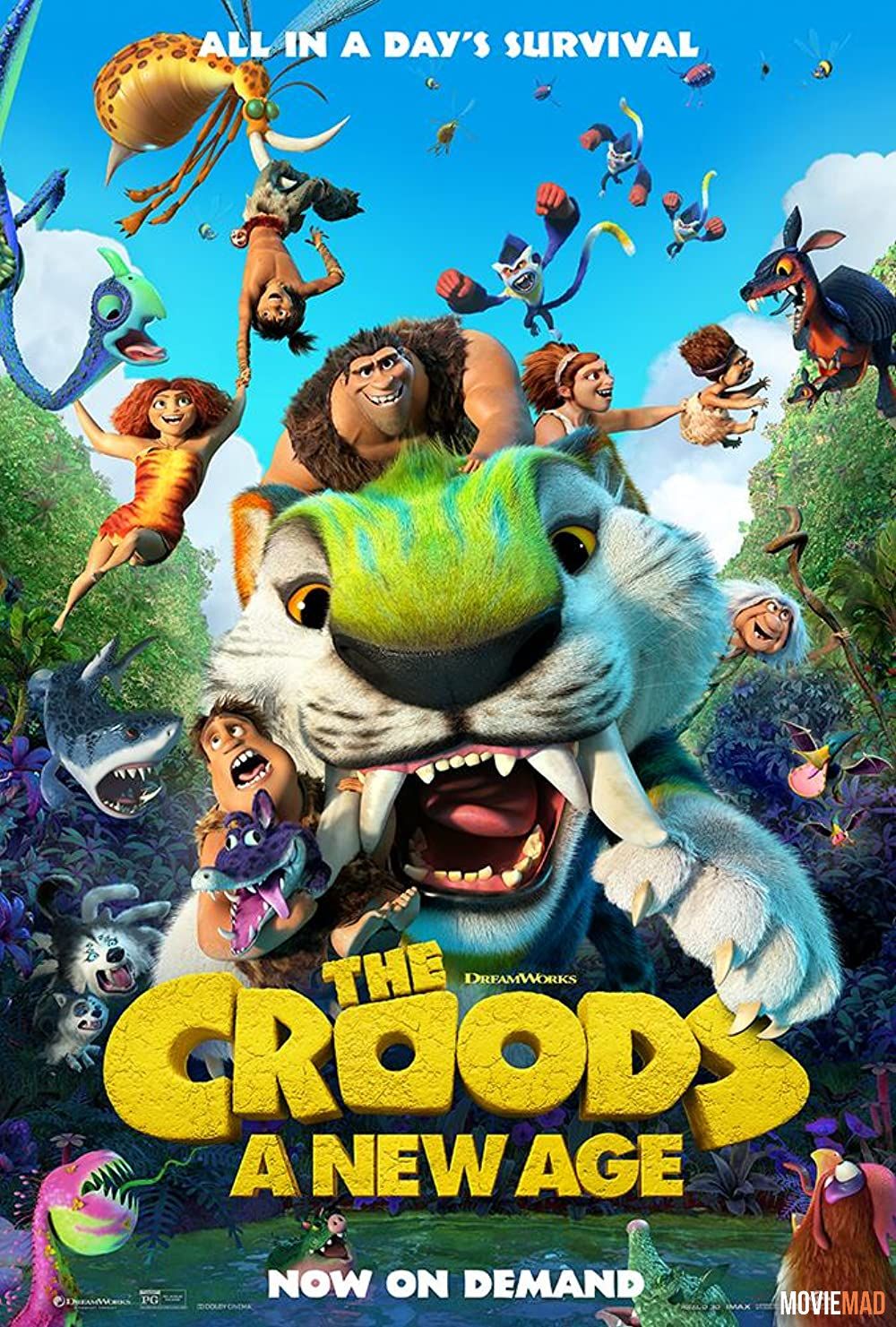 The Croods A New Age 2020 Hindi Dubbed(CAM AUDIO) BluRay Full Movie 720p 480p