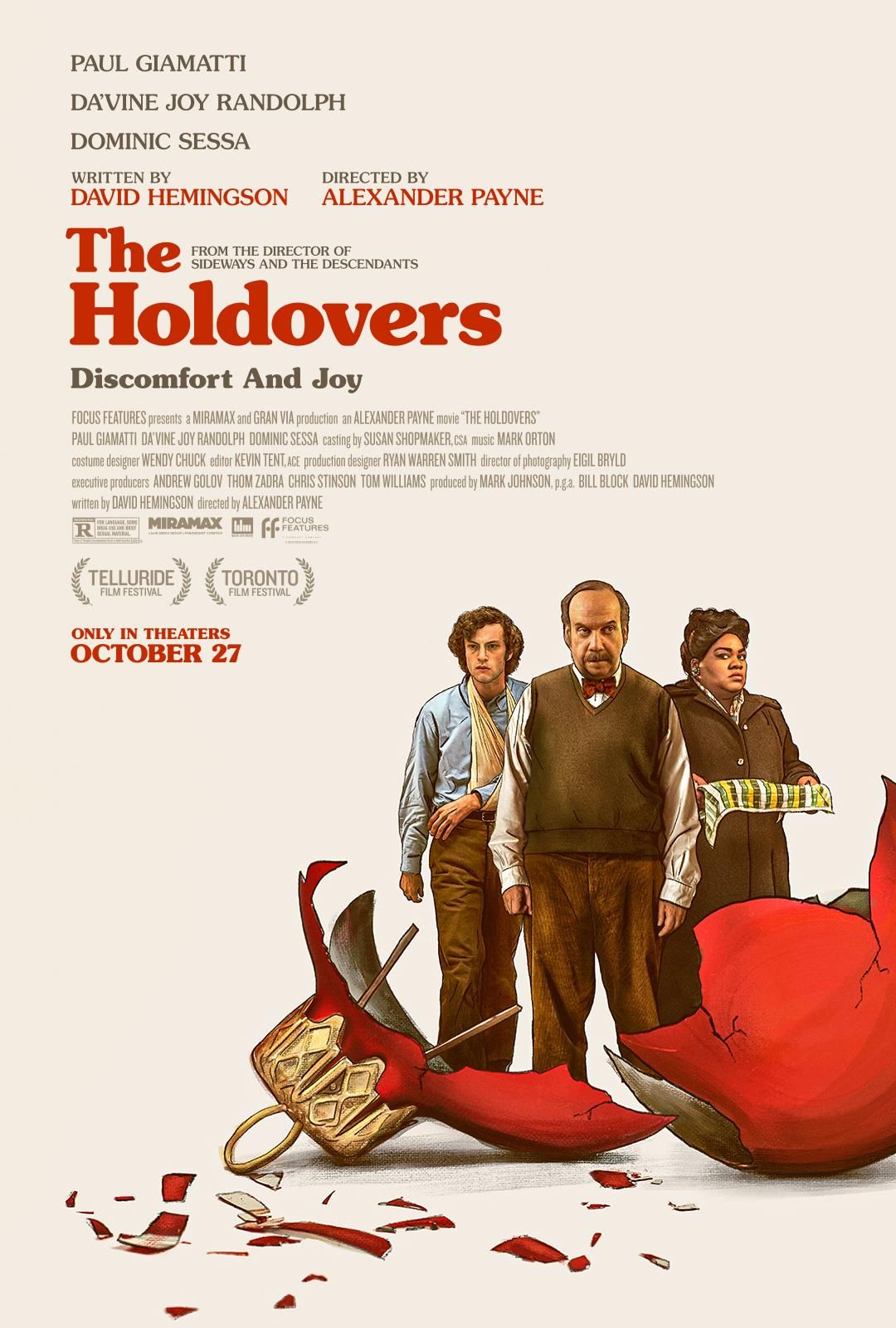 The Holdovers (2023) Hindi Dubbed HDRip