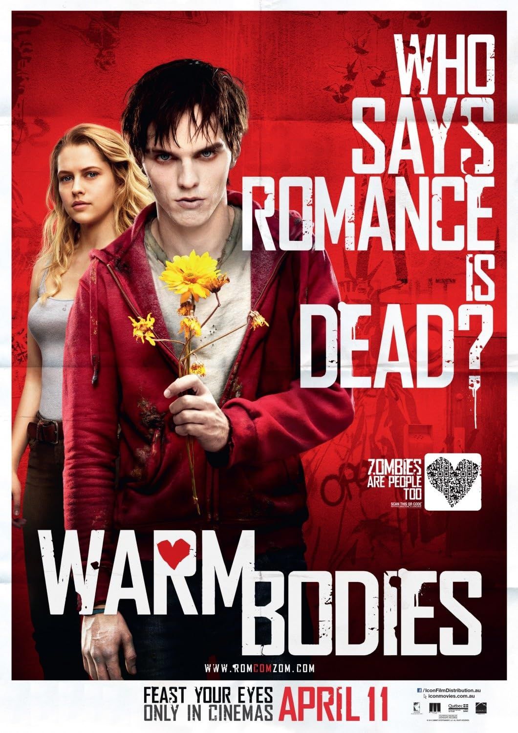 Warm Bodies (2013) Hindi Dubbed ORG BluRay Full Movie 720p 480p