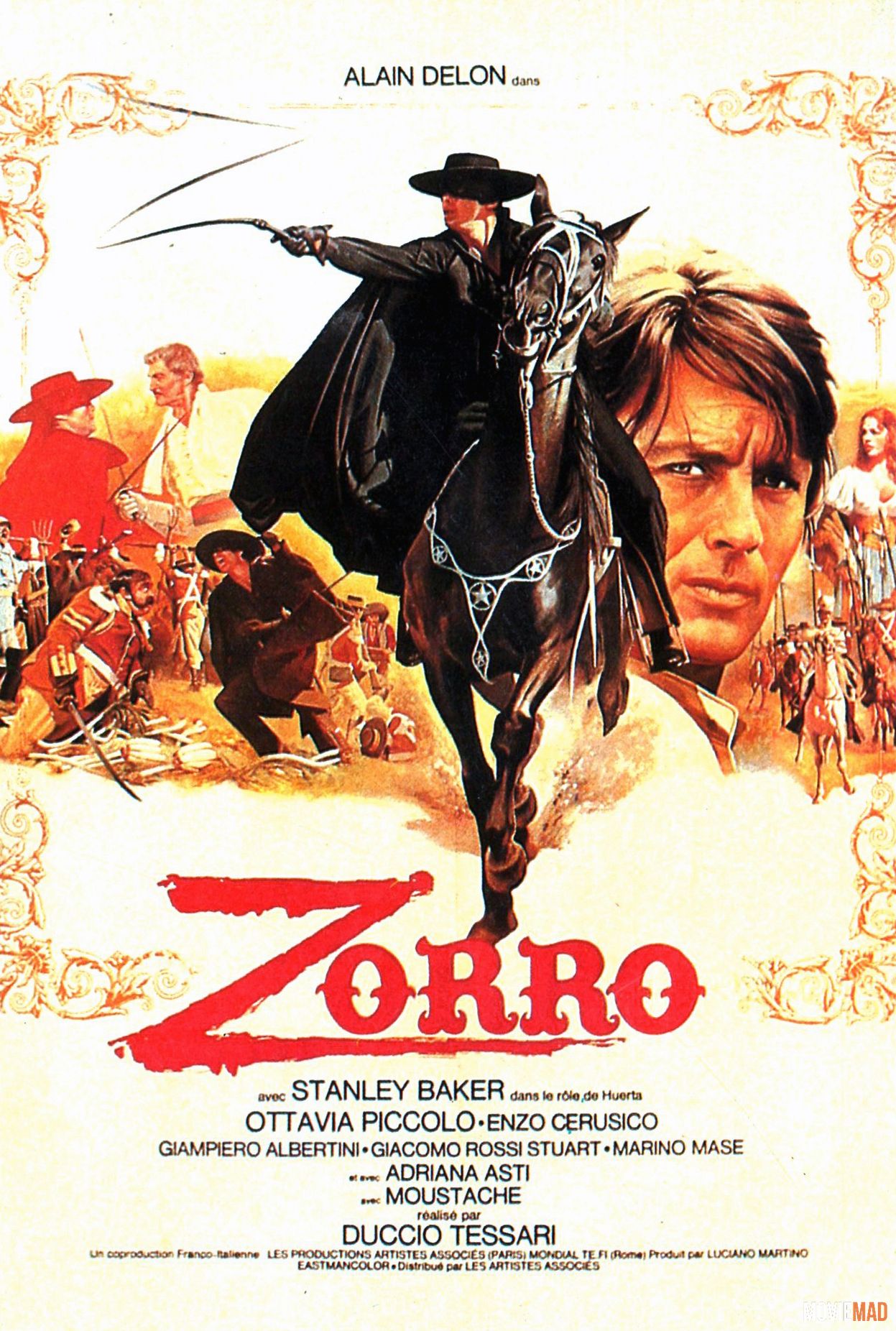 Zorro 1975 Hindi Dubbed BluRay Full Movie 720p 480p